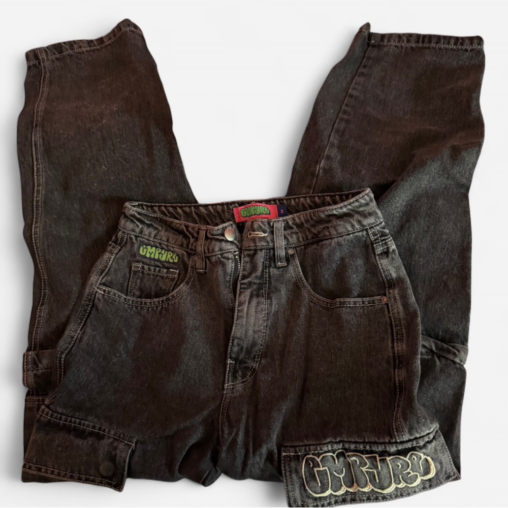 Empyre Black Boyfriend Jeans Vintage Style